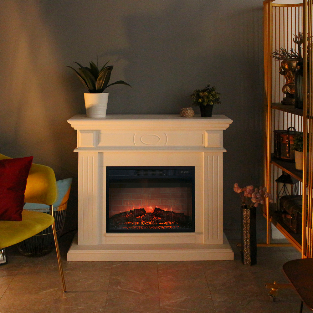 Каминокомплект Real Flame Leda 24/25,5 WT с очагом Irvine 24