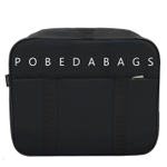 Сумка дорожная для ручной клади Pobedabags Стандарт плюс черная 36 x 30 x 27 см
