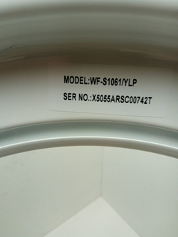 WF-S1061 кт3 Передняя панель корпуса для стиральной машины Samsung б/у