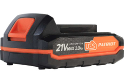 Батарея аккумуляторная PB BR 21V(Max) Li-ion UES 2.0 Ah, тонкая зарядка Patriot 180301122
