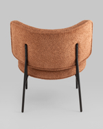 Кресло District Lounge букле терракотовый