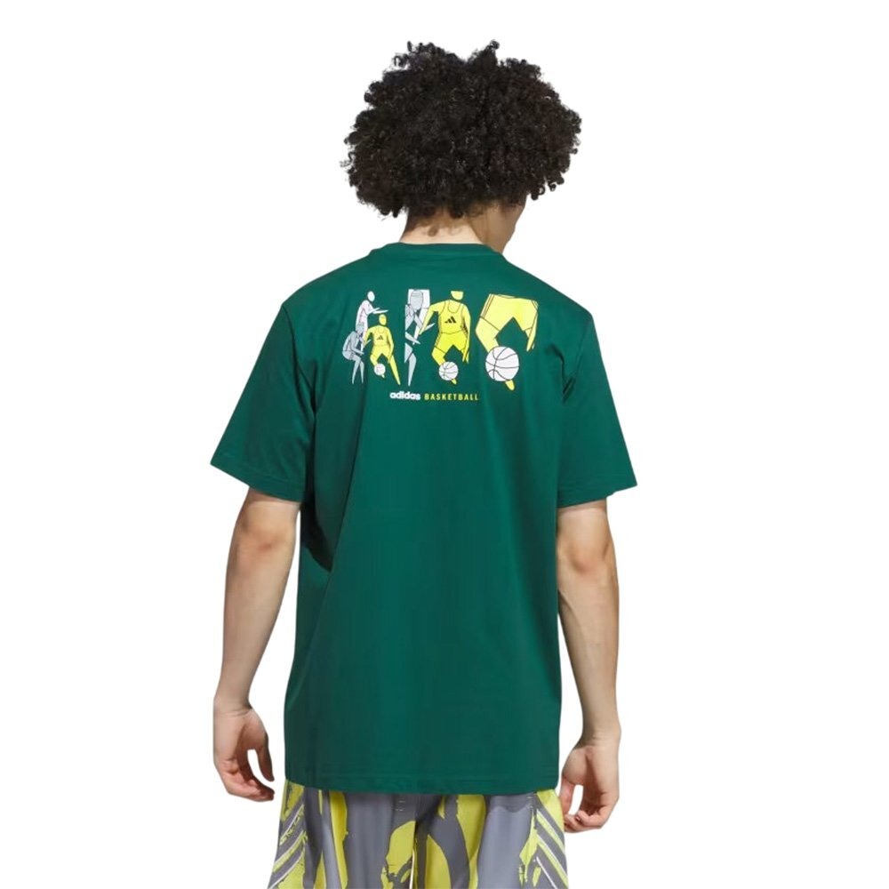 Баскетбольная футболка adidas Hoops for All Graphic T-shirt Green
