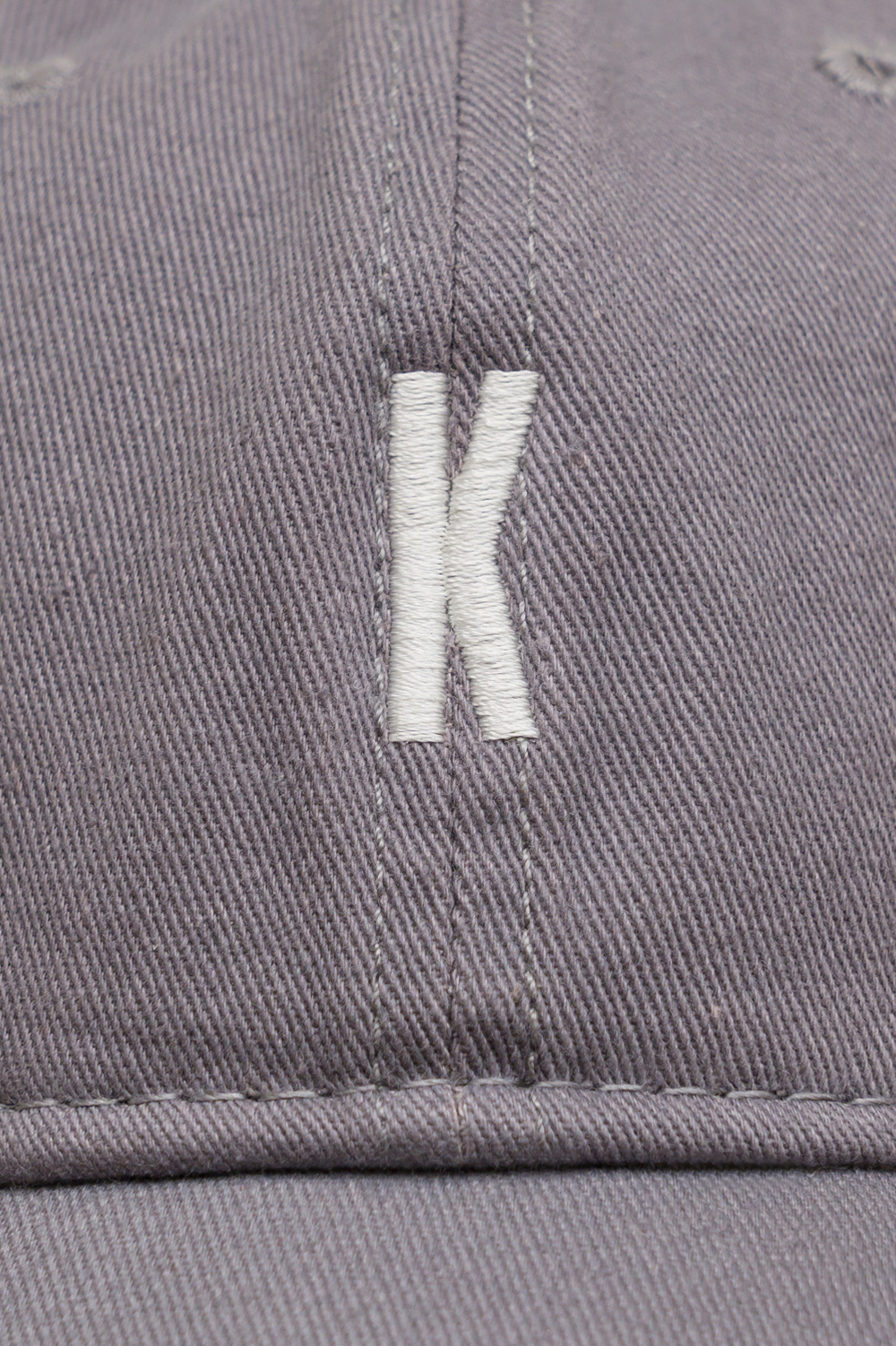 Кепка KUL'TURA "EMBROIDERY K" Серый