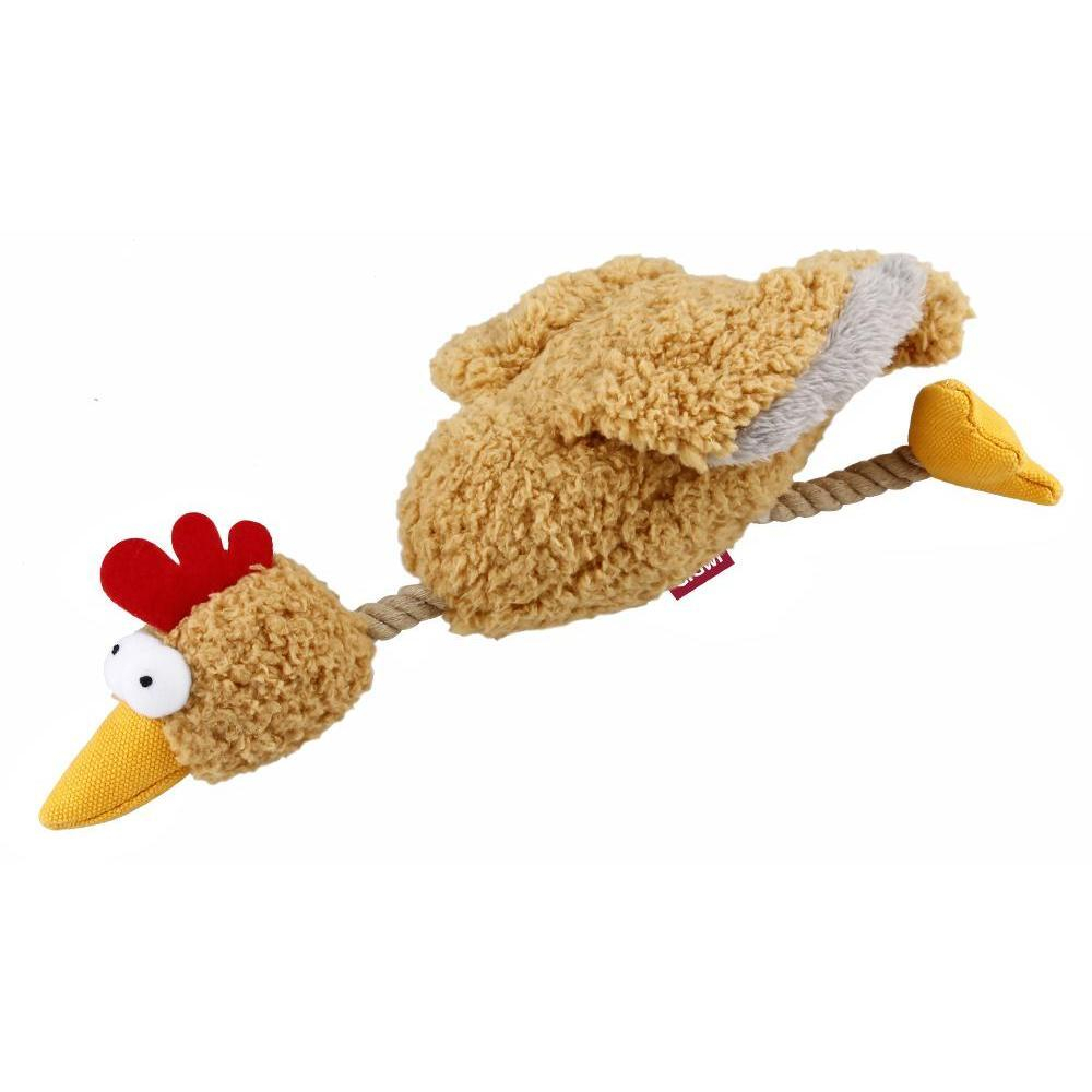 75537 Игрушка для собак Курица с пищалкой 36см, серия CATCH & FETCH