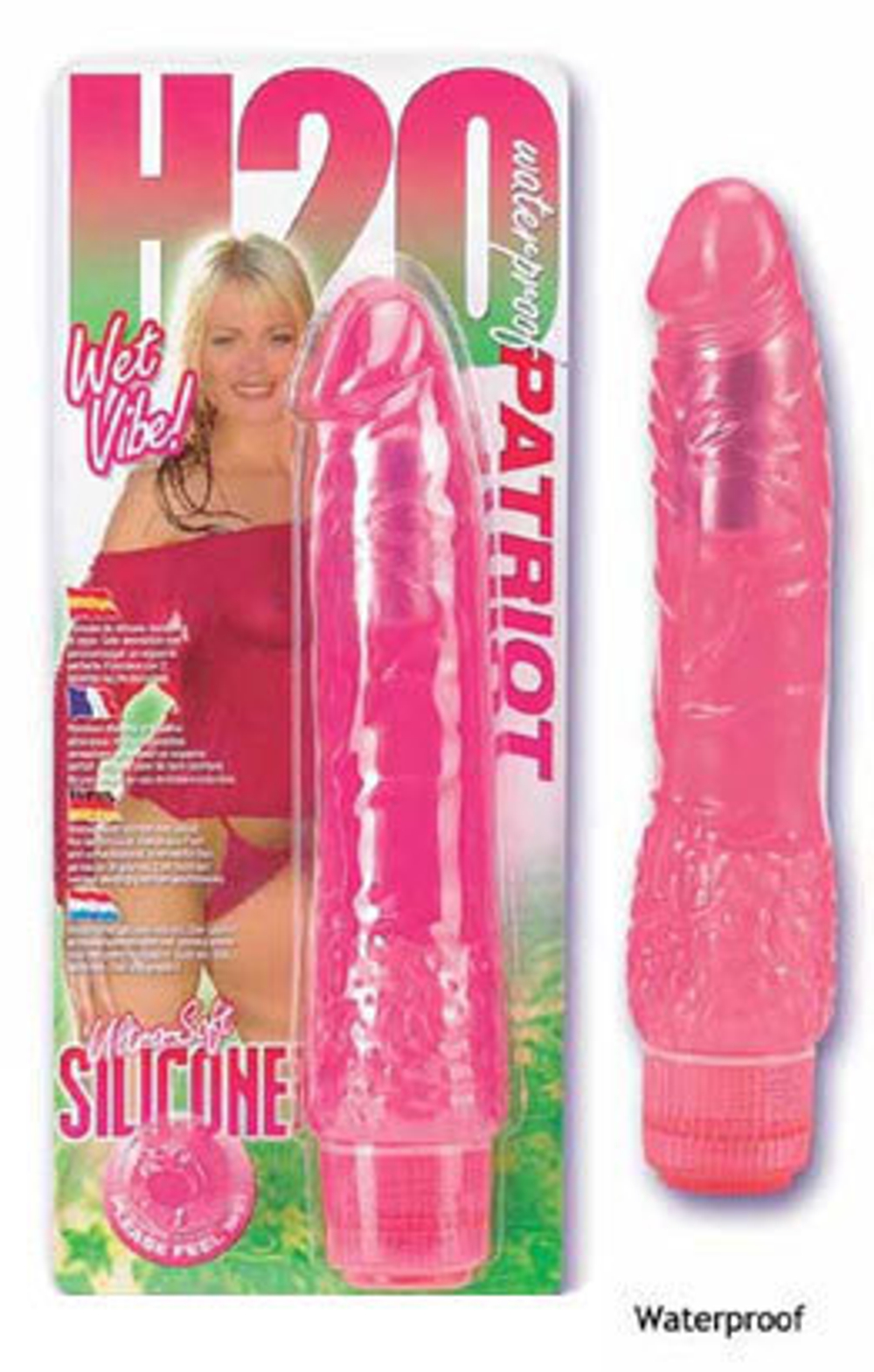 Вибратор из нежнейшего материала розового цвета