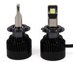 Светодиодные лампы H7 Sariti K7 с обманкой, с вентилятором, 5300K, 12V, 56W (комплект, 2шт)