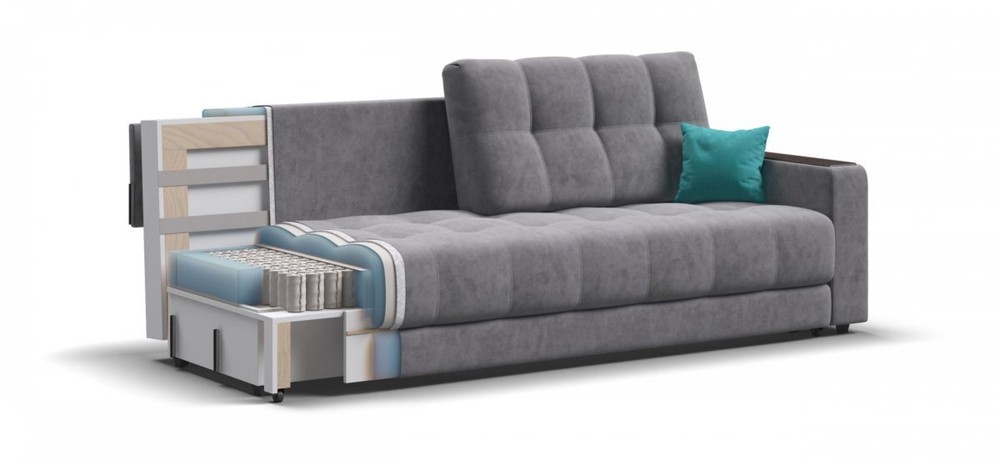 Диван Босс 2.0 Велюр Роял агат