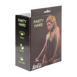 Черный ошейник 54см с поводком Lola Games Party Hard Fetish 1084-01lola