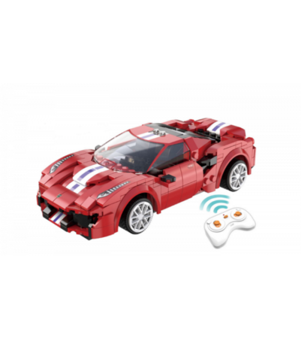Радиоуправляемый конструктор CADA гоночный автомобиль Ferrari 488 (306 деталей)
