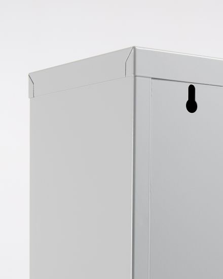 Полка для обуви Rox 4 двери металлическая серая