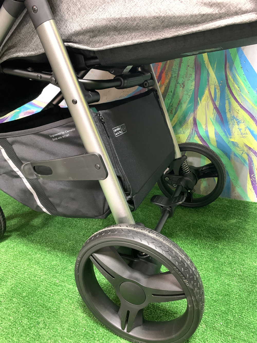 Детская коляска прогулочная CARRELLO Bravo PLUS CRL-8512/1 Metal Grey 2022 колеса PU