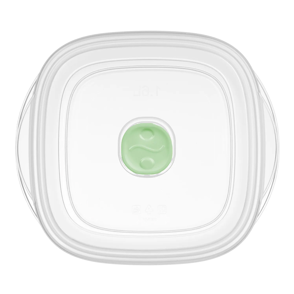 Емкость для СВЧ 1,6л "Bergamo", с декором (бесцветный)