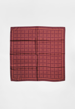 Шелковый платок Qarlygash&Qyzgaldaq BURGUNDY 90х90