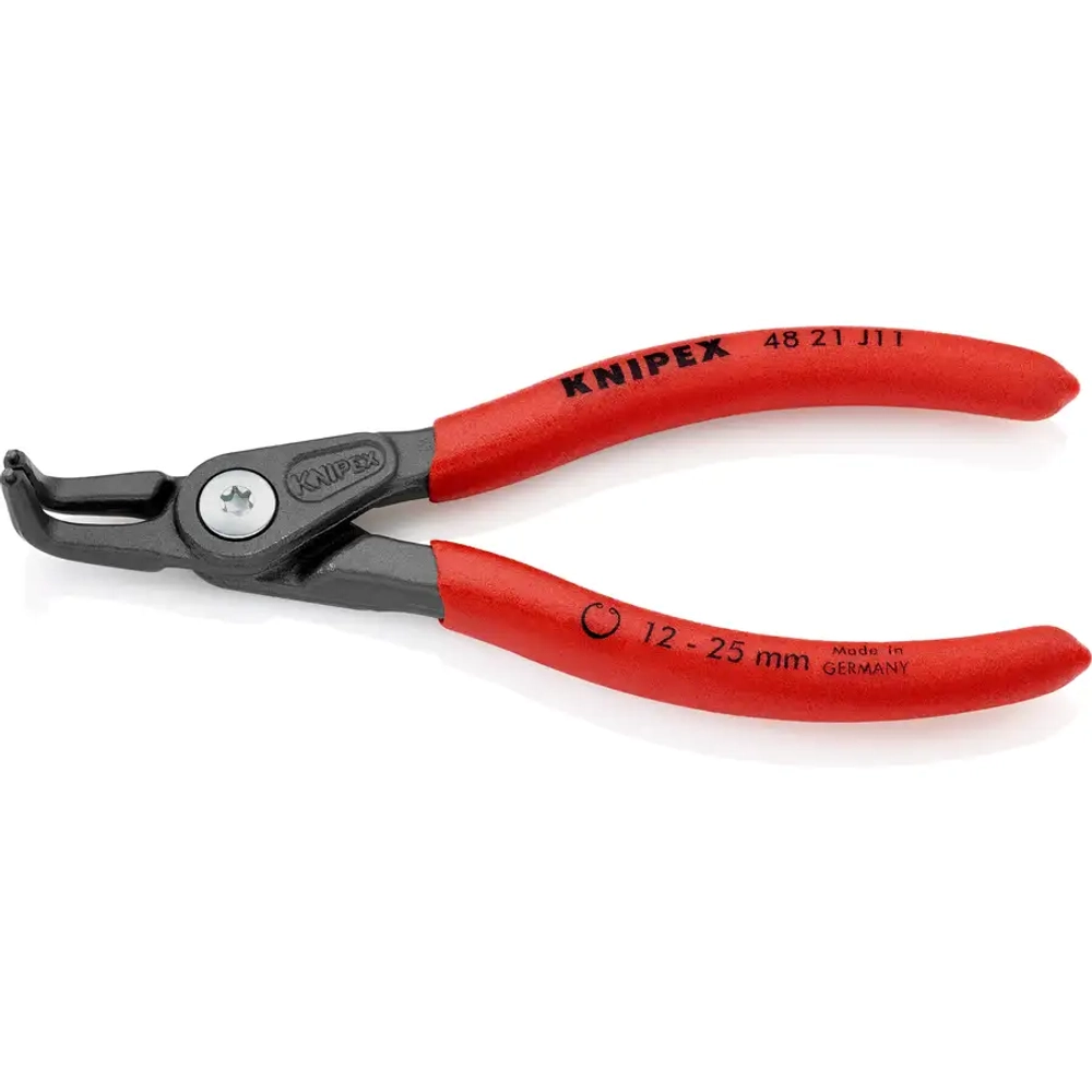 Прецизионные щипцы для стопорных колец черненая 130 мм Knipex 48 21 J11