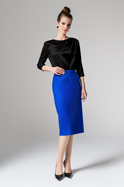 23163 Блузка женская (черный)