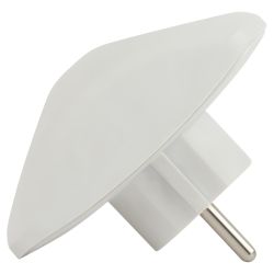 Разветвитель электрический ЭРА SPx-2-W на 2 розетки без заземления 10А белый | Тройники