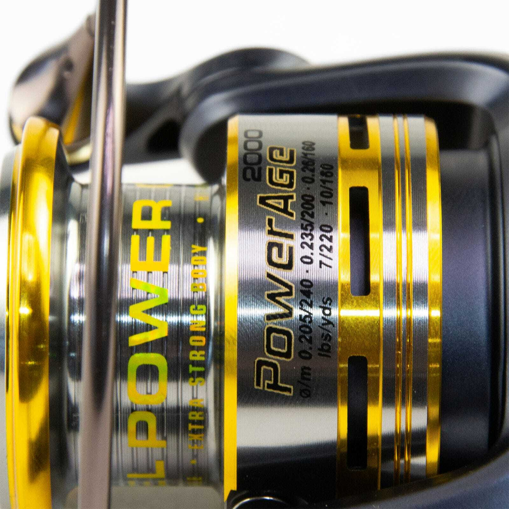 Катушка безынерционная Stinger PowerAge 2000 (2000, 8+1BB, мет. шпуля)