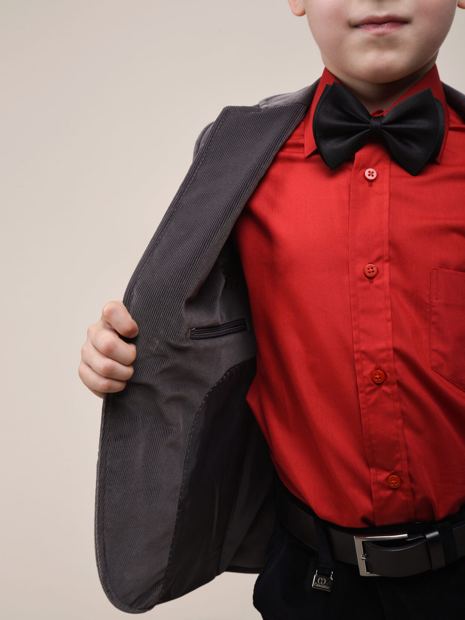 Пиджак для мальчика из вельвета