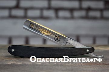 Бритва опасная Dovo, ручка - эбеновое дерево, 5/8",1/1