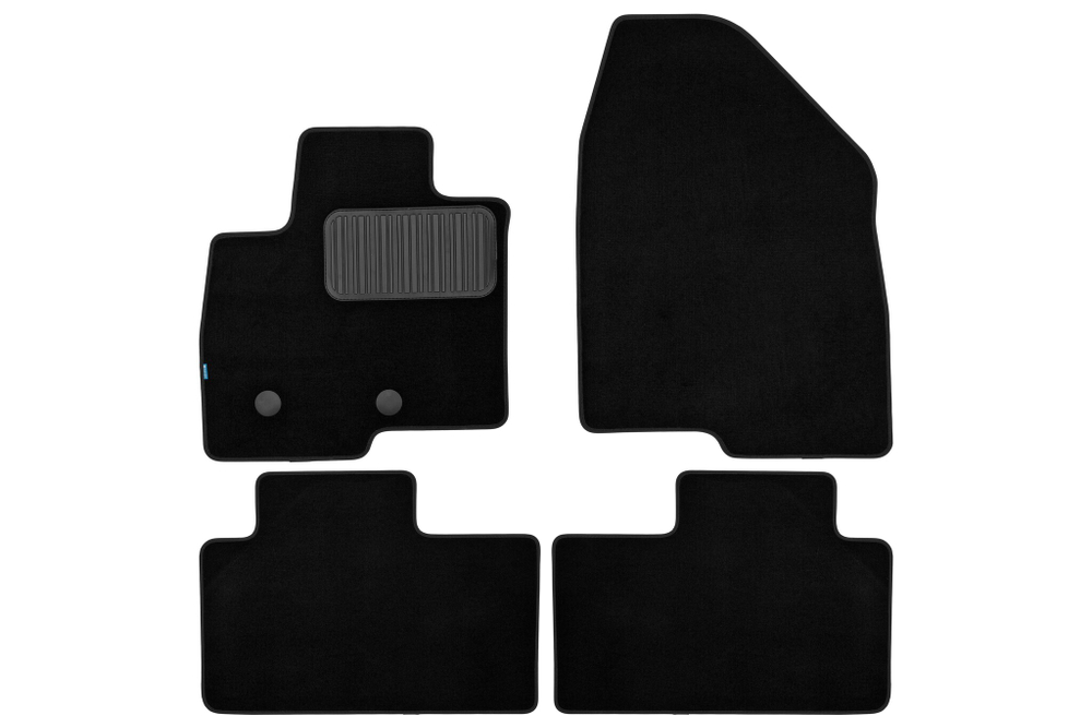 Коврики в салон Klever Premium BAIC X55 2022-, Внедорожник 5 дв. , 4шт (текстиль) арт.KLEVER0512500422110KH