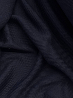 Трикотаж шерсть с п/а темно-синий