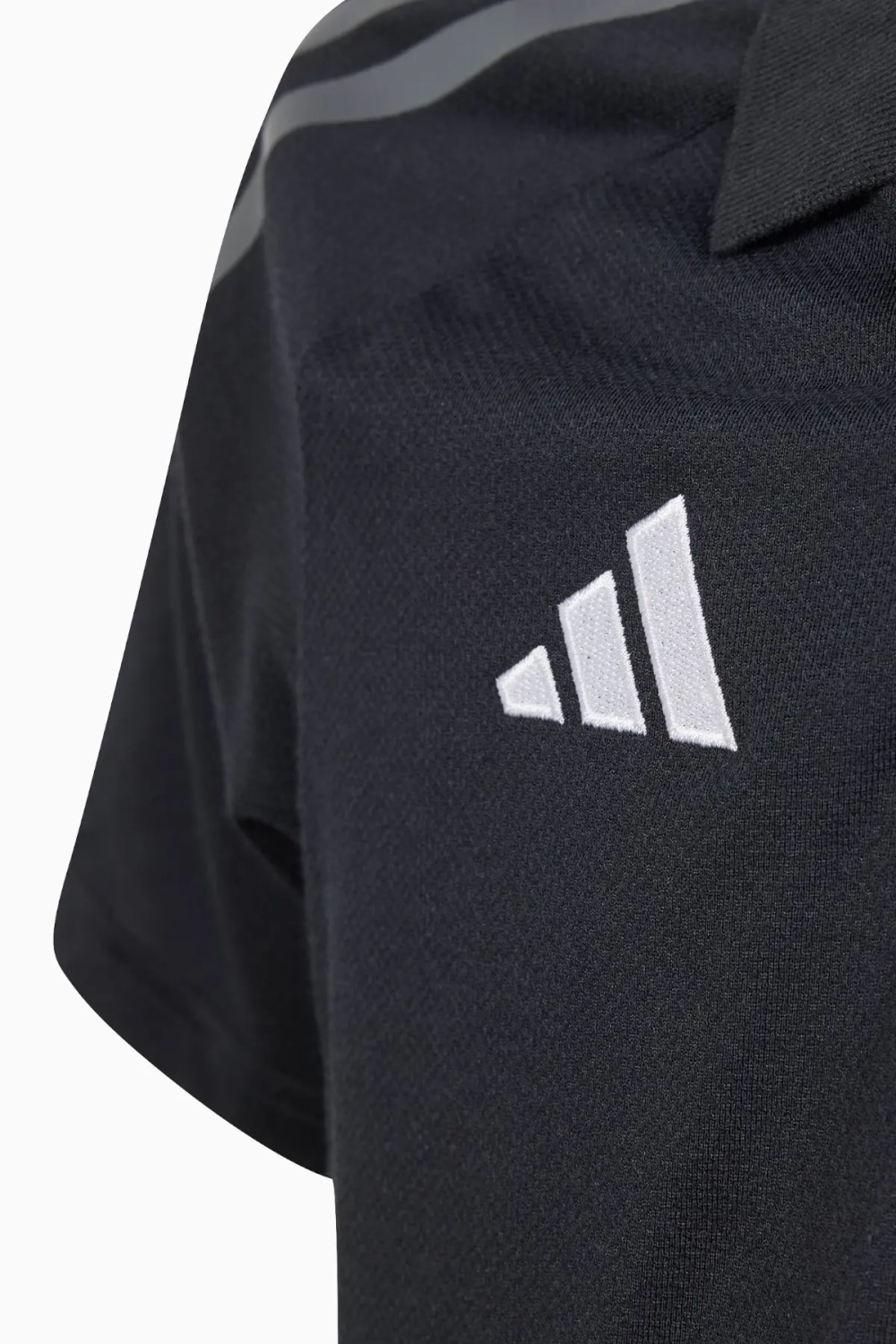Polo negro adidas on sale