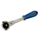 KING TONY (2752-06G) Трещотка 1/4", 150 мм, 72 зубца, дисковый механизм, поворотная голова с кнопкой