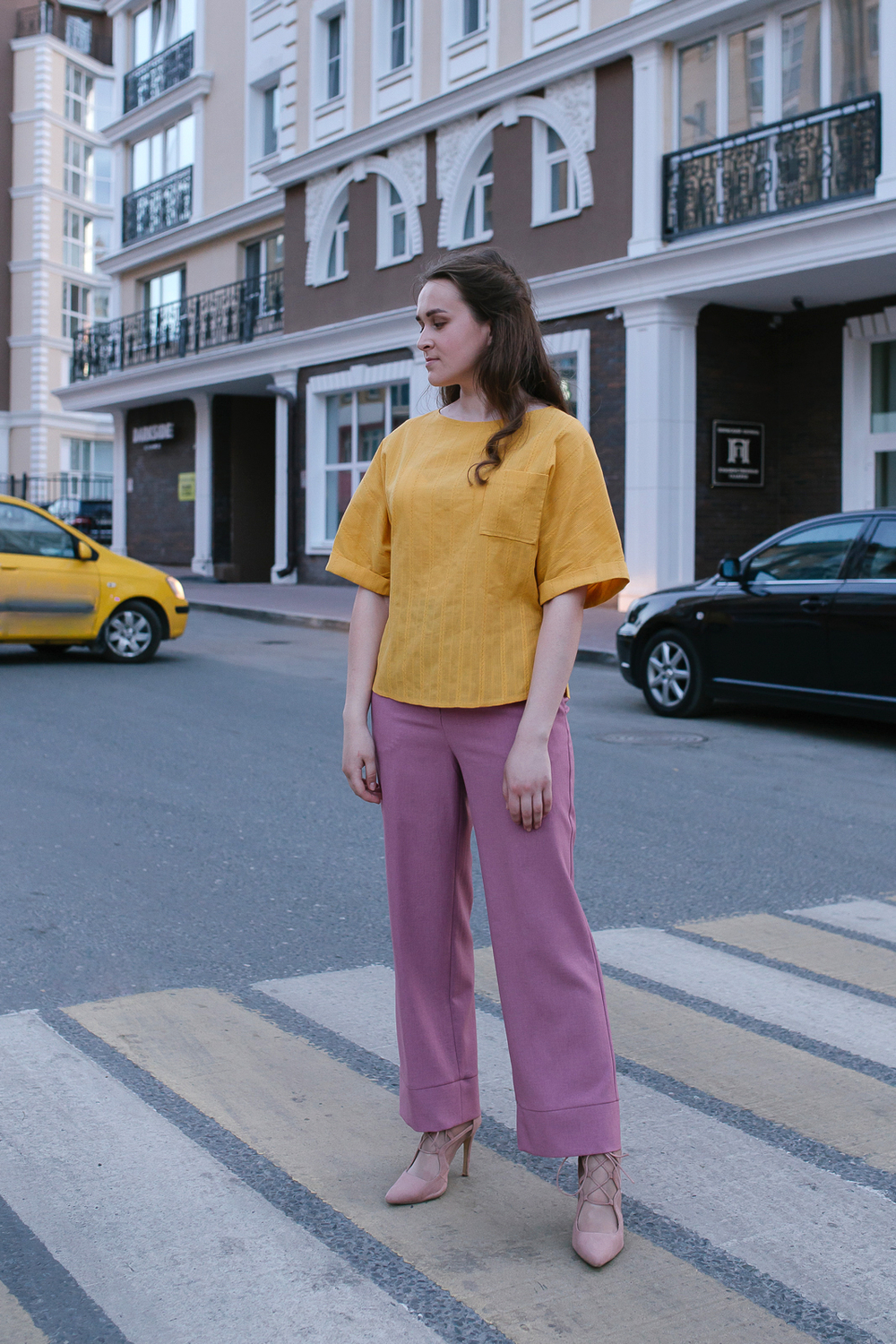 Блузка 2828ЛЕ, желтый #101Ж092828ЛЕ