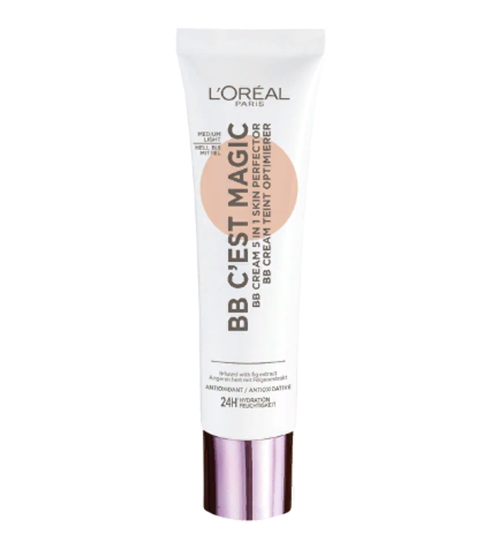 L'Oreal Paris BB Крем тональный Wult, цветокорректирующий, тон №03, 30 мл