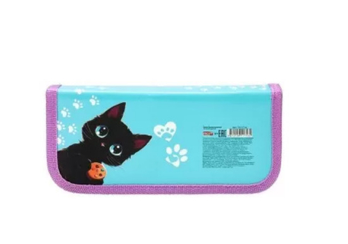 Пенал 1 отделение ПРОФИТ 190*115 мм Лучшие друзья (ПН-8067)