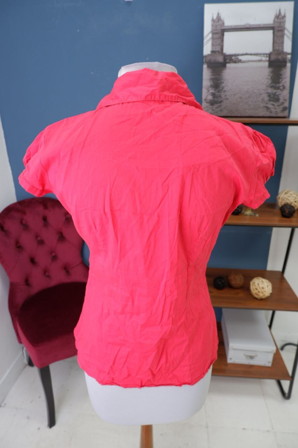 Рубашка с коротким рукавом 42-44 размер