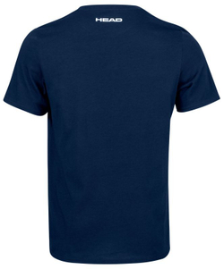 Футболка для мальчика теннисная Head Font T-Shirt B - dark blue