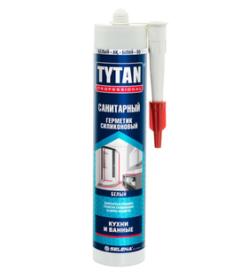 Герметик силиконовый Tytan санитарный белый (0,28 л) 213042