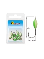 Мормышка фосфорная №06, крючок №12 (2 упакпо 10 шт) 0,08g