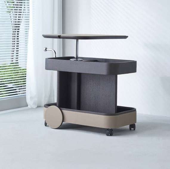 Сервировочный столик 4648 с подъемно-поворотной столешницей