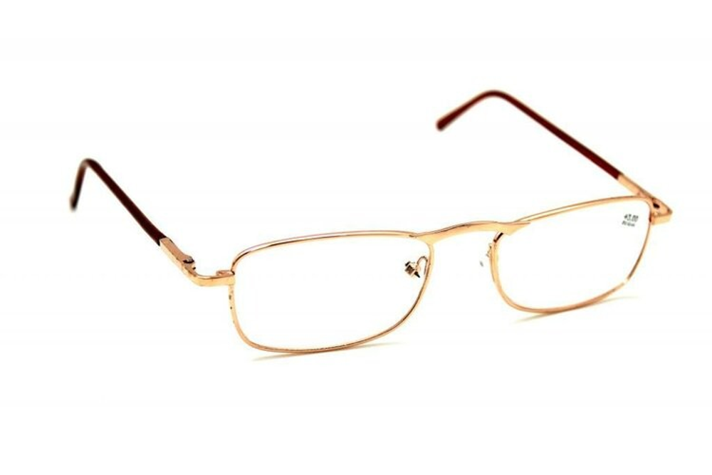 Готовые очки L‑лектор метал, золото