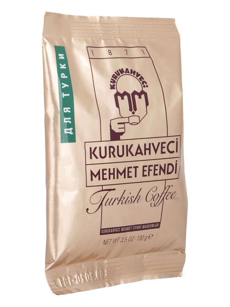 Кофе молотый Kurukahveci Mehmet Efendi мягкая упаковка 100 гр