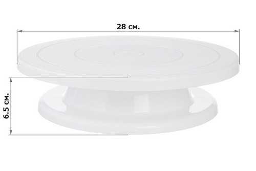 Поворотный столик для выравнивания торта