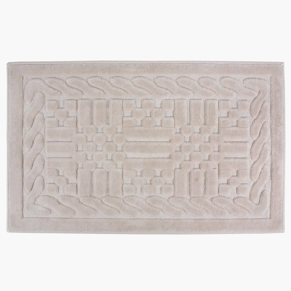 Коврик для ванной 70x120 Arya home Berceste бежевый