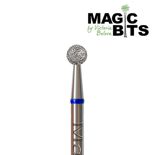 Magic Bits фреза шар 31 синяя насечка