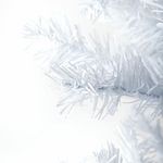 Ель новогодняя искусственная "Snow White" 150 см, ПВХ, белая, ЗОЛОТАЯ СКАЗКА, 591308