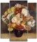 Модульная картина "Букет хризантем"