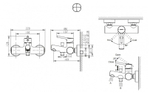 F6172217CP-01-RUS BRAVAT PALACE Смеситель для ванны короткий излив (к/к 4)