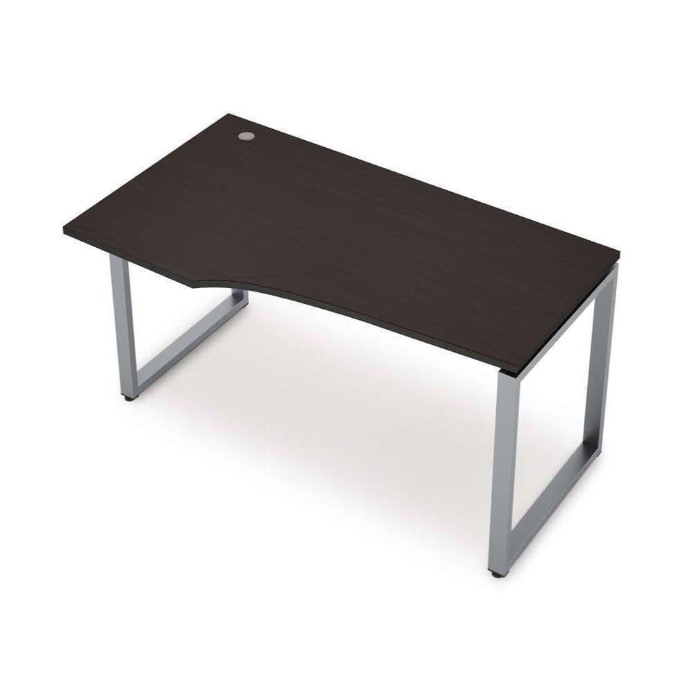 Стол криволинейный на металлокаркасе и О-бразном профиле МК60Х30 АВАНС (AVANCE)