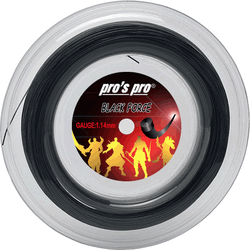 Теннисные струны Pro's Pro Black Force (200 m) - черный