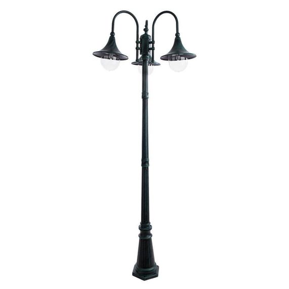 Садово-парковый светильник Arte Lamp Malaga A1086PA-3BG