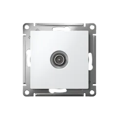 Розетка телевизионная оконечная TV AtlasDesign 1дБ механизм бел. SE ATN000191