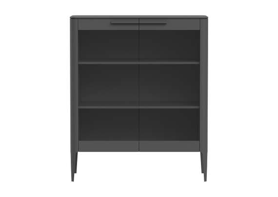 Витрина Type стеклянная высота 120 см (темно-серый)