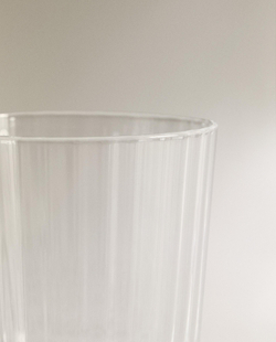 Zara Home стакан из стекла, цвет прозрачный, 9 см · 9226/401