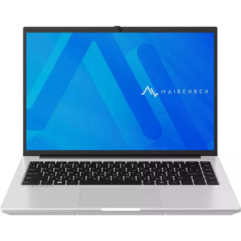 Ноутбук Maibenben S14B-R560UM 14.5" 3K 120Hz IPS AMD R5-6600H, 16Gb, 512Gb SSD, Linux, серебристый